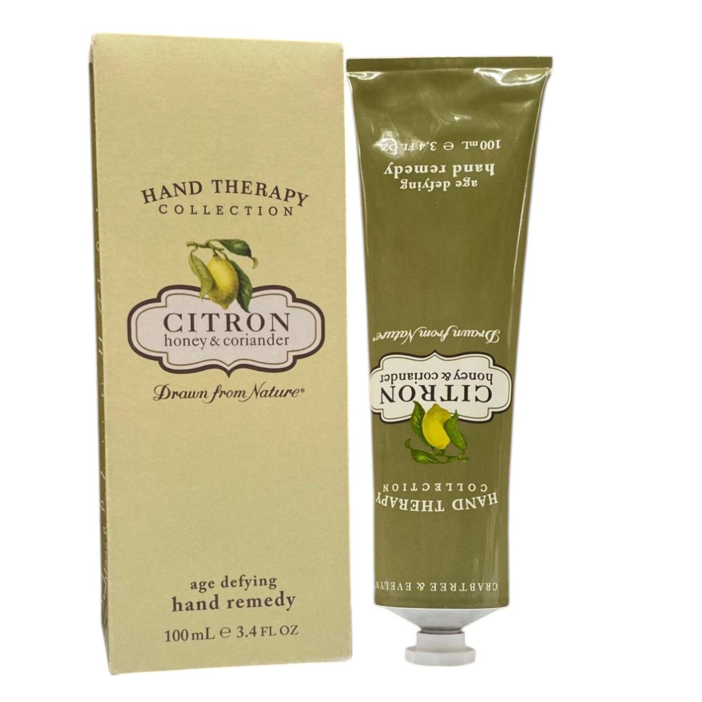 Crabtree & Evelyn, Citron, Honey & Coriander, Age-Defying, Hand Cream, 100 g