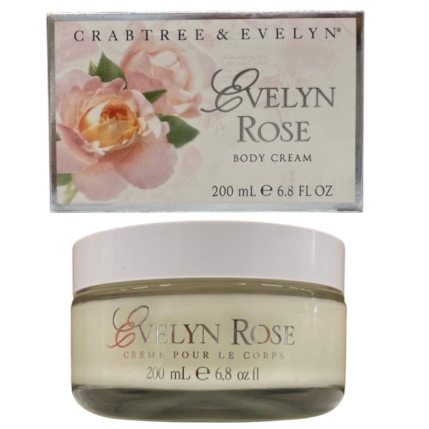 Crabtree & Evelyn, Rose, Nourishing, Body Cream, 200 ml