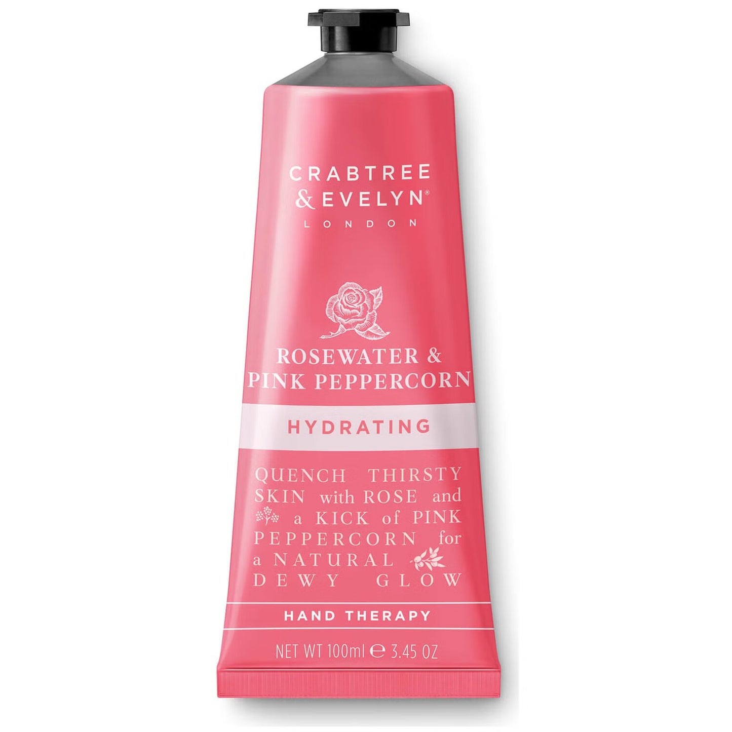 Crabtree & Evelyn, Rosewater, Hydrating, Hand Cream, 100 g *Tester