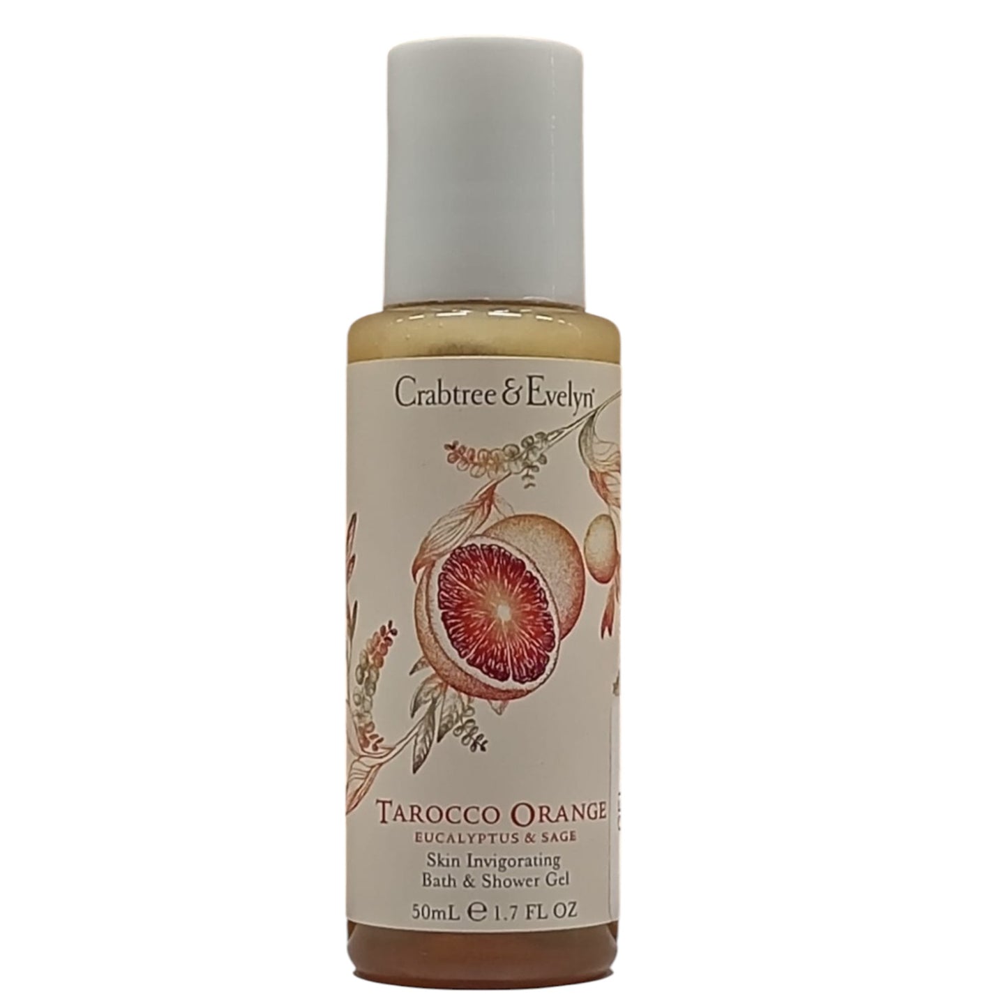 Crabtree & Evelyn, Tarocco Orange, Cleansing, Shower Gel, For All Skin Types, 50 ml