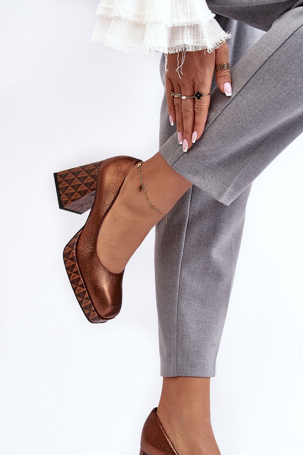 Block heel pumps model 188523 Step in style