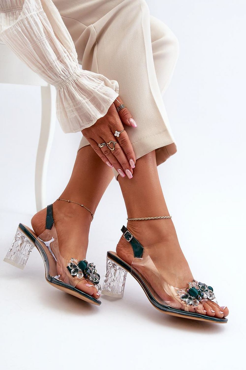  Heel sandals model 195570 Step in style 