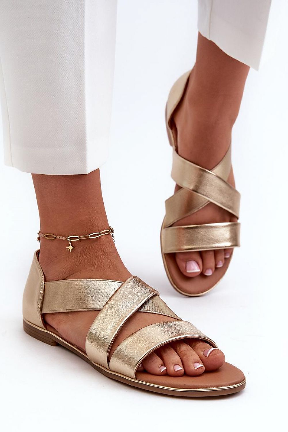  Sandals model 198198 Step in style 