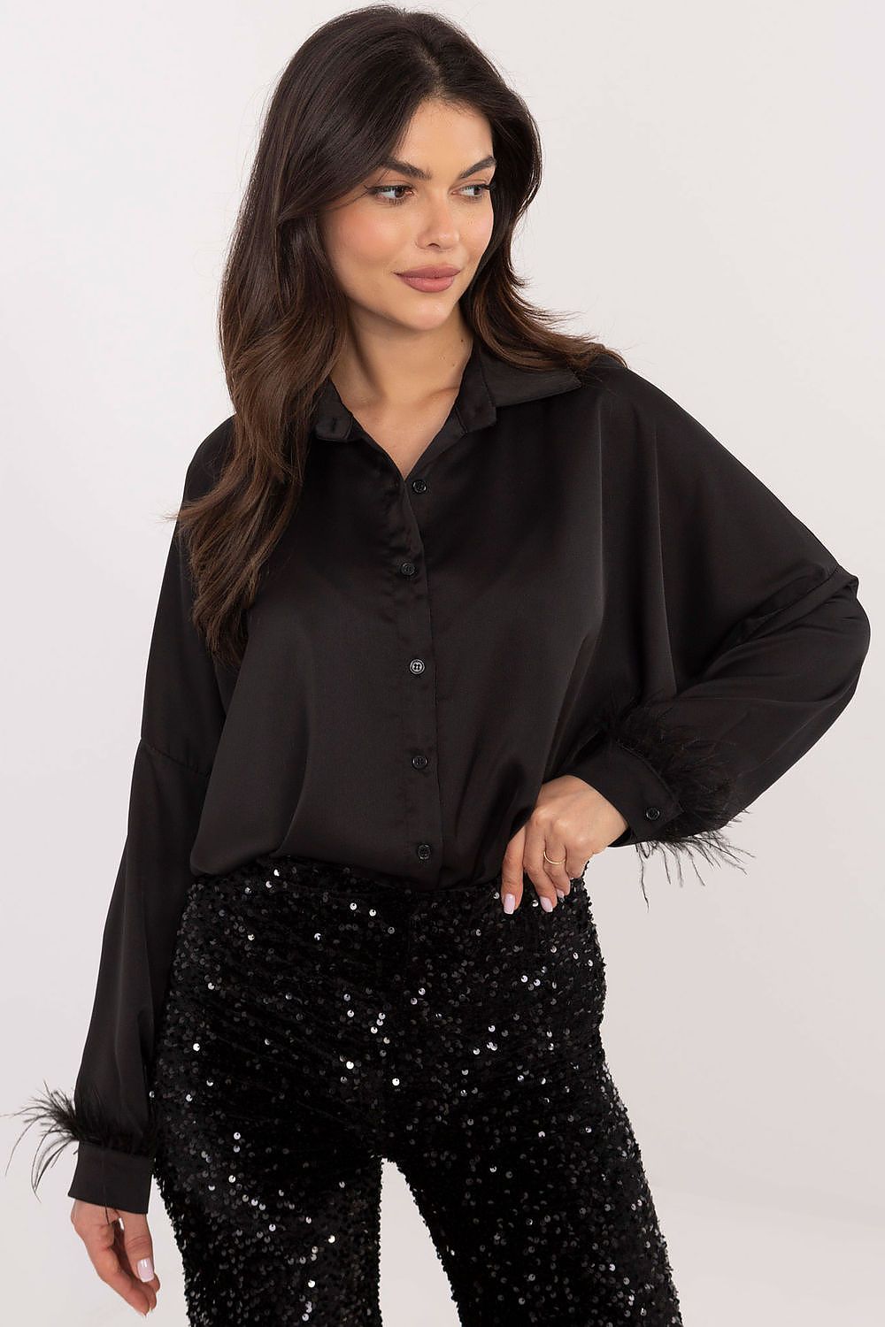 Long sleeve shirt model 203106 Italy Moda 