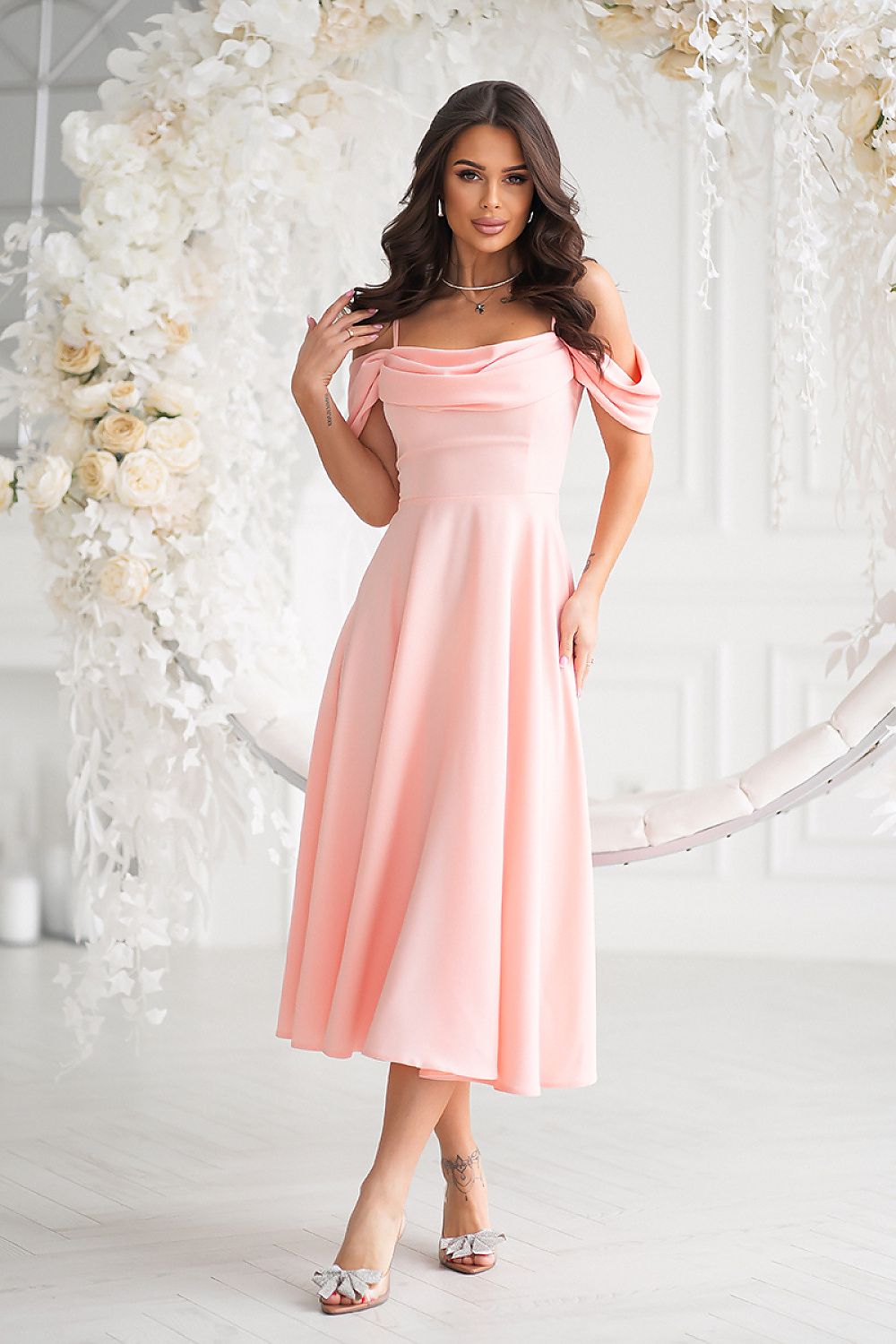  Evening dress model 210731 Bicotone 