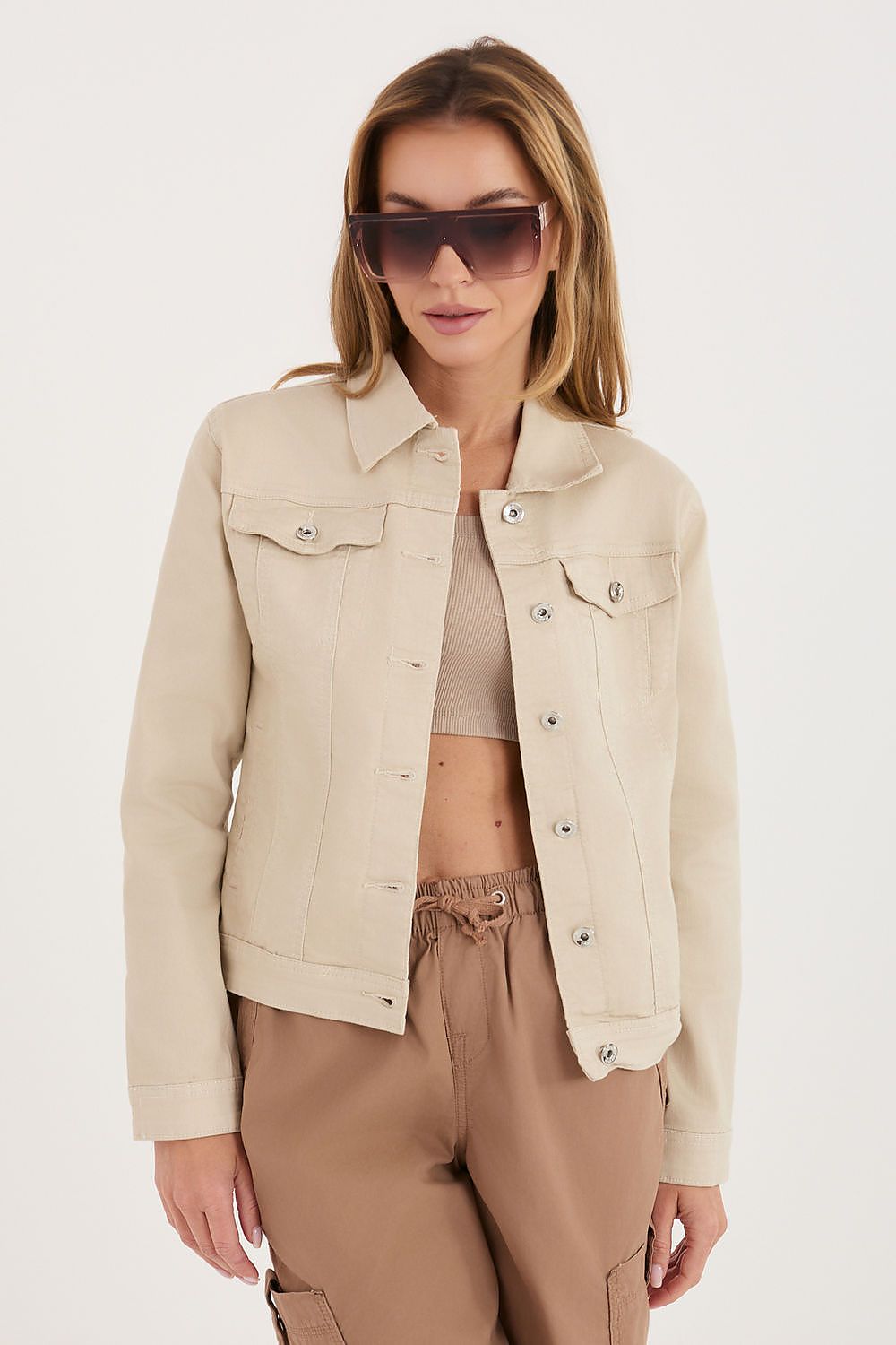  Denim jacket model 227208 Factory Price 