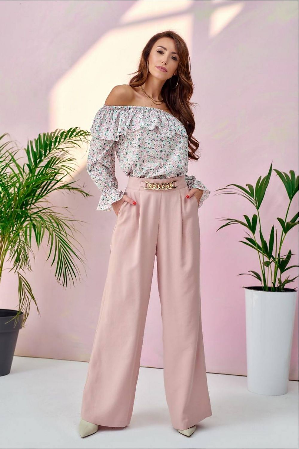 Women trousers model 182636 Roco Fashion