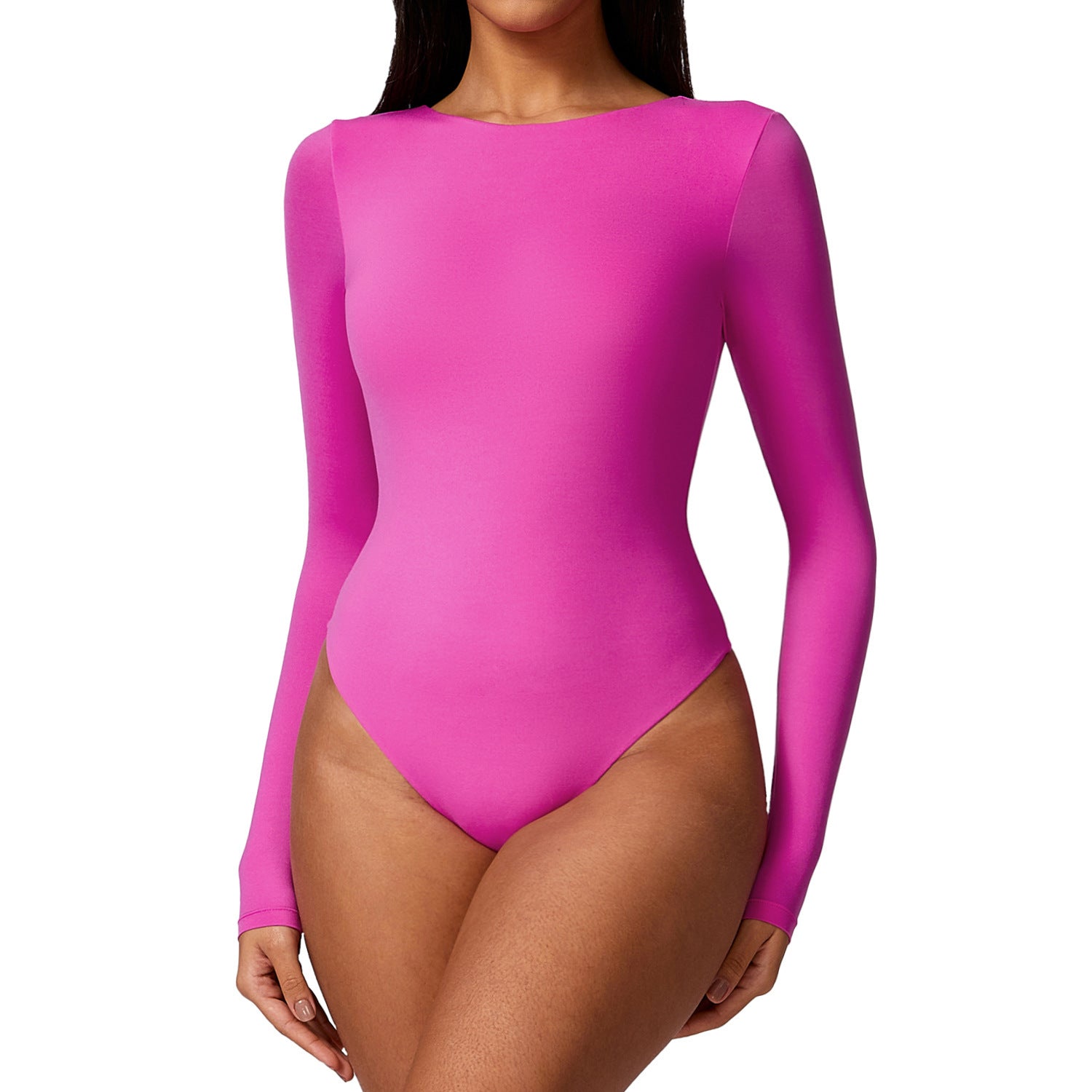 Women's Corset Long Sleeve Yoga Bodysuit