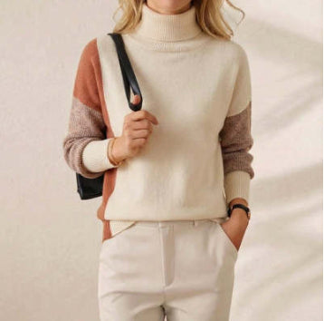 Stylish Knit Sweater For Layering Or Wearing As An Outer Or Base Layer