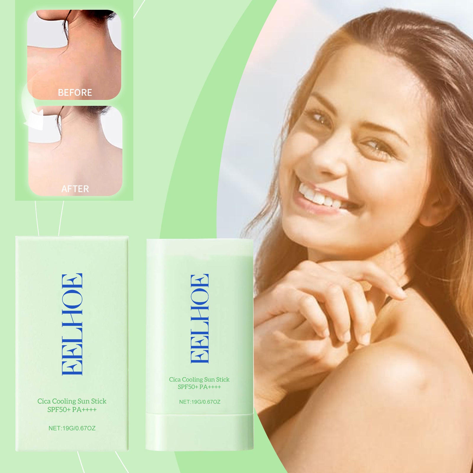 Sunscreen Refreshing Isolation Solid Protective Cream