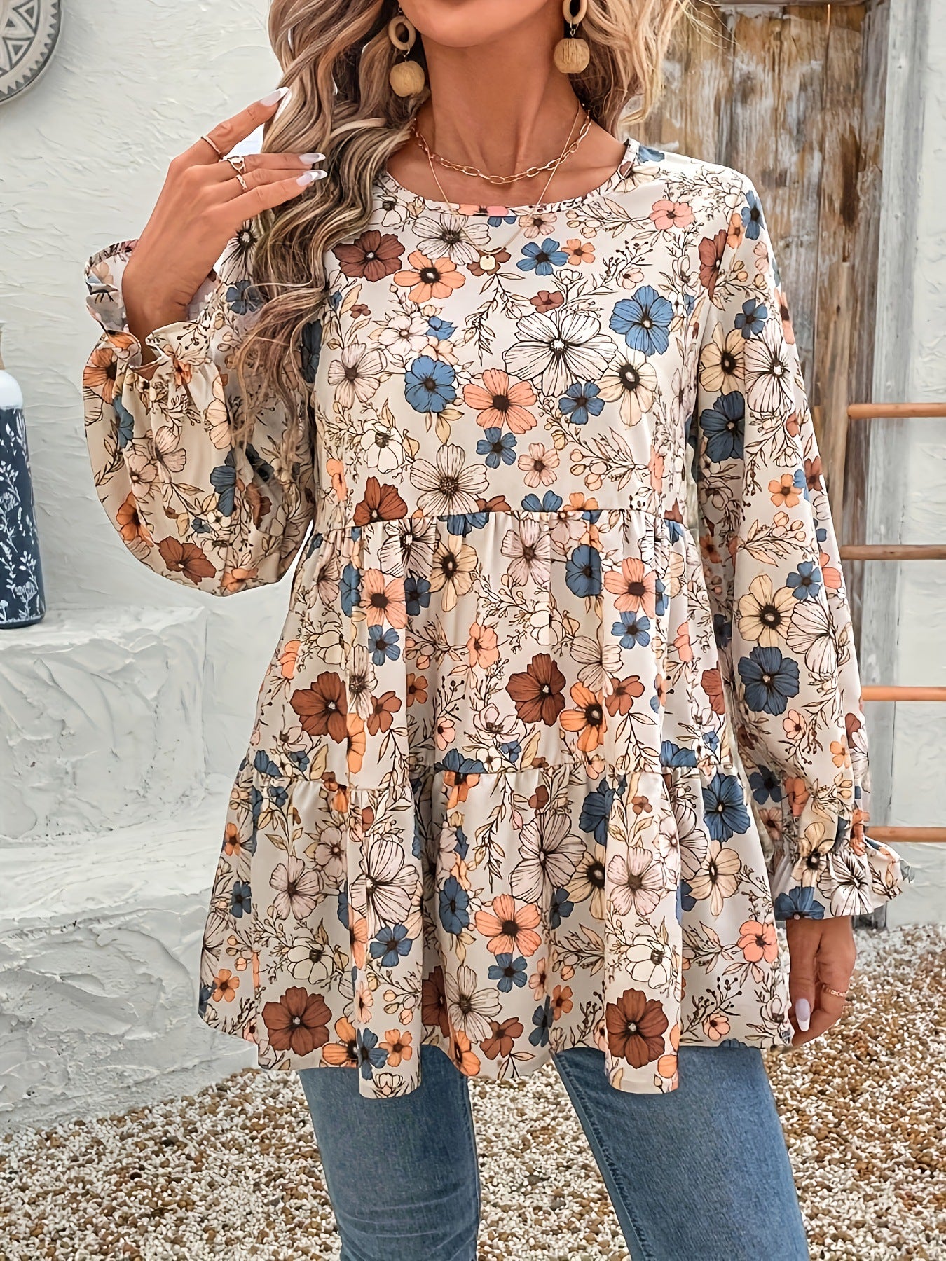 Women's Loose Long Sleeve Shirt