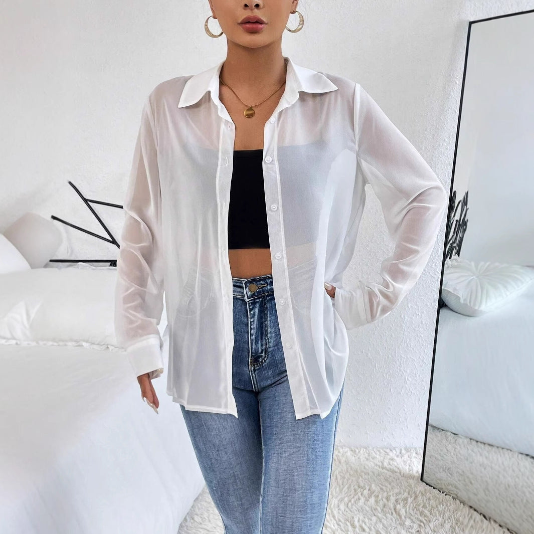 New Resort-style Thin Sun-protective Top Loose-fitting