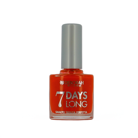 Deborah, 10 Days Long, Nail Polish, 880, Orange, 11 ml