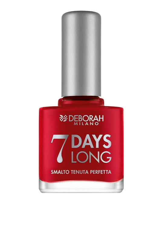 Deborah, 7 Day Long, Vitamins, Quick-Dry, Nail Polish, EN876, Iconic Red, 11 ml
