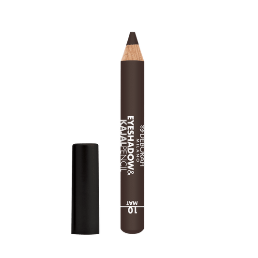 Deborah, Deborah, Blending, Matt, Eyeshadow & Kajal Eyeliner 2-In-1, 10, Brown, 2 g