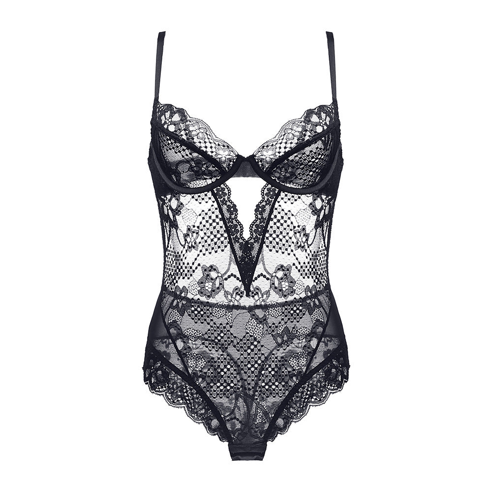 Comfortable Breathable Bodysuit With Bra Small Breasts