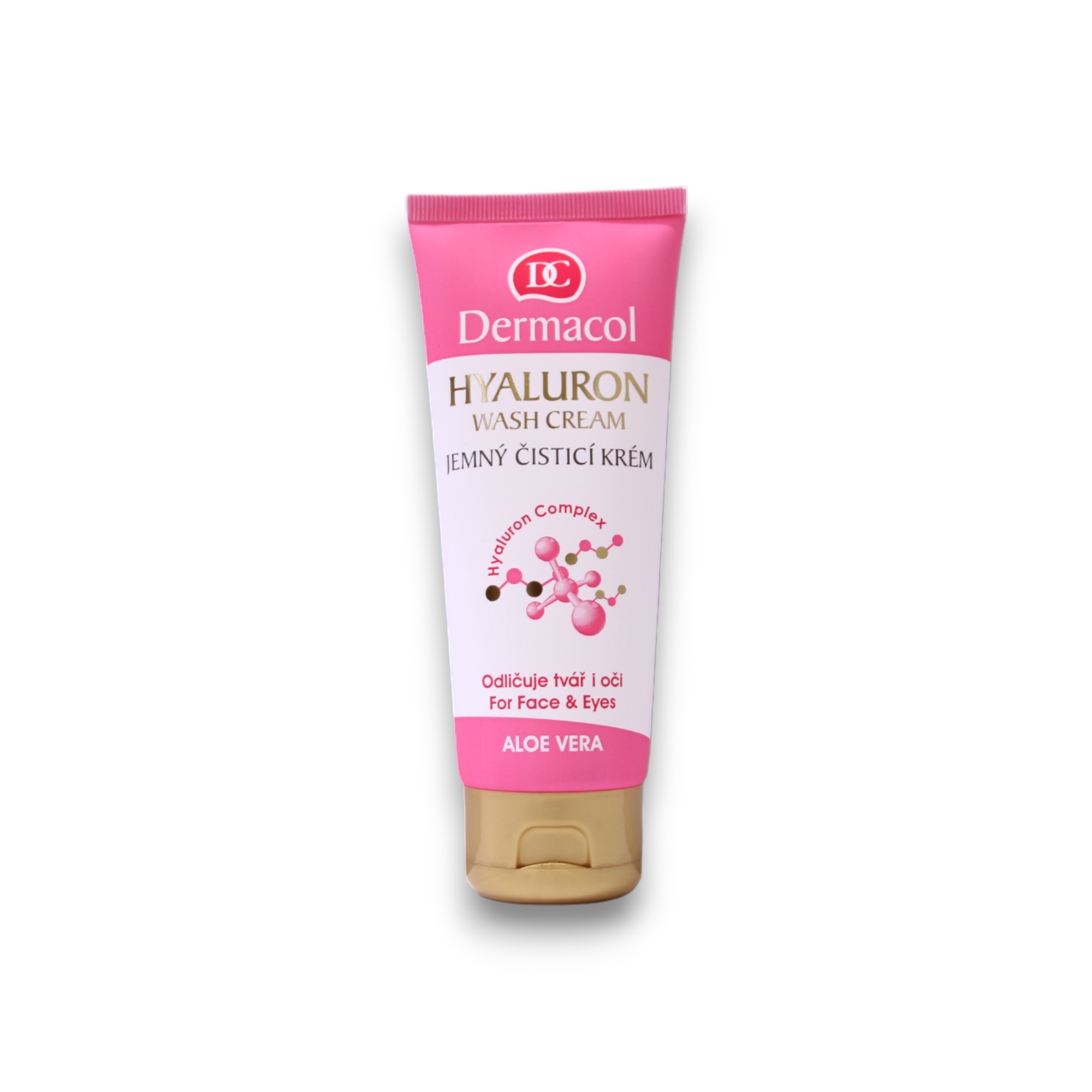 Dermacol, Hyaluron, Aloe Vera, Cleansing and Hydrating, Cleansing Cream, 100 ml