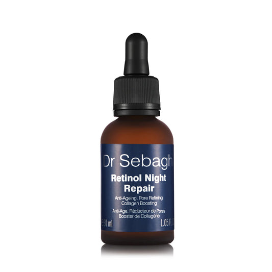 Dr Sebagh, Retinol Night Repair, Hyaluronic Acid, Anti-Ageing, Night, Serum, For Face, 30 ml