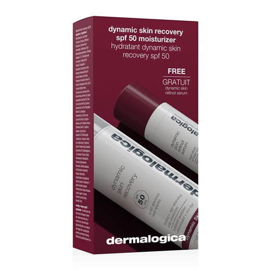Dynamic Skin Recovery Set Dermalogica: Dynamic Skin, Retinol, Anti-Wrinkle, Serum, For Face, SPF 50, 50 ml + Dynamic Skin, Retinol, Anti-Wrinkle, Serum, For Face, 10 ml