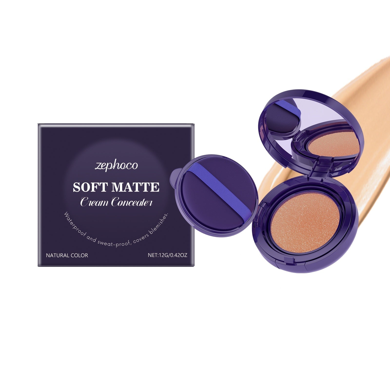 Soft Matte Cream Concealer Ivory White