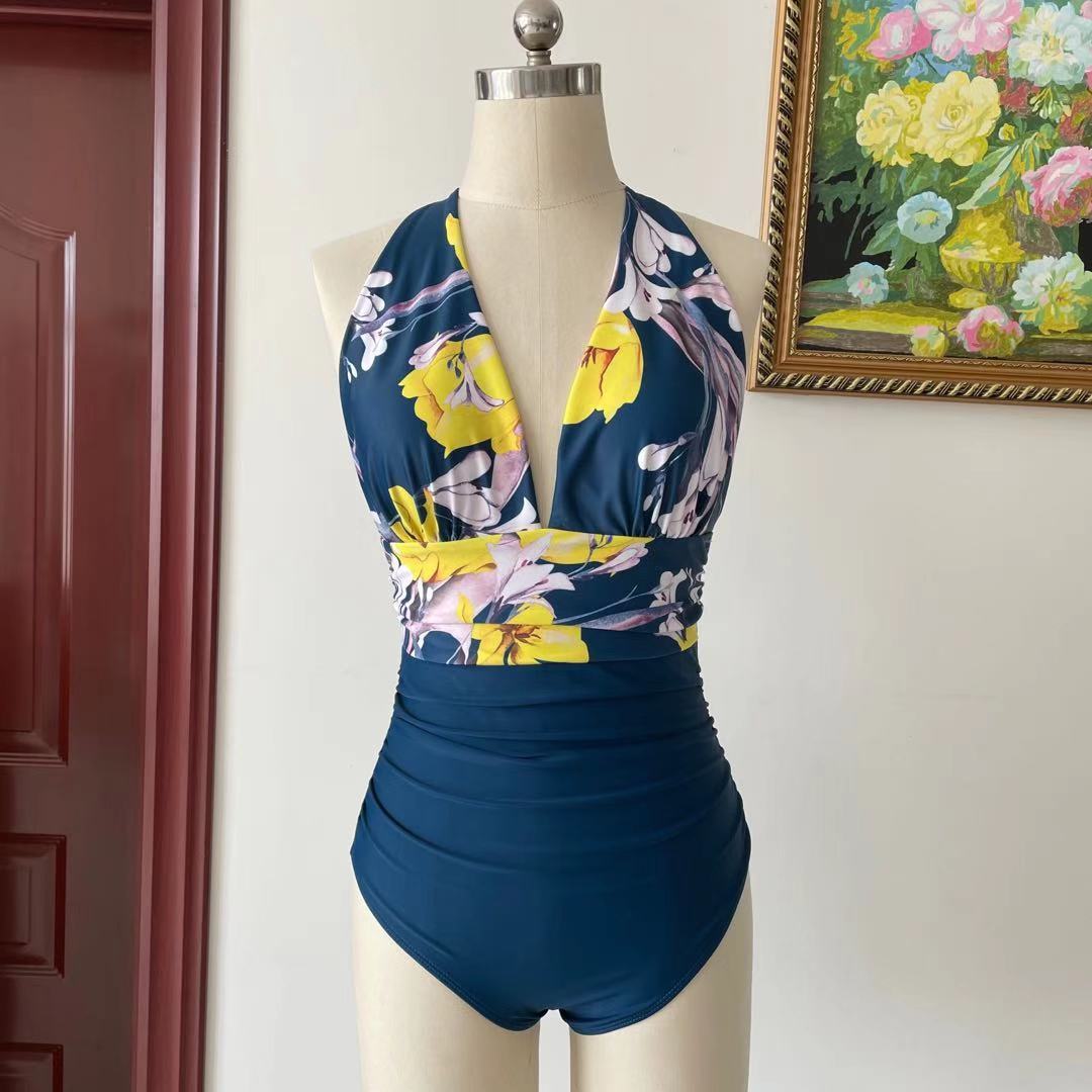 Sexy Printed One-Piece Swimsuit