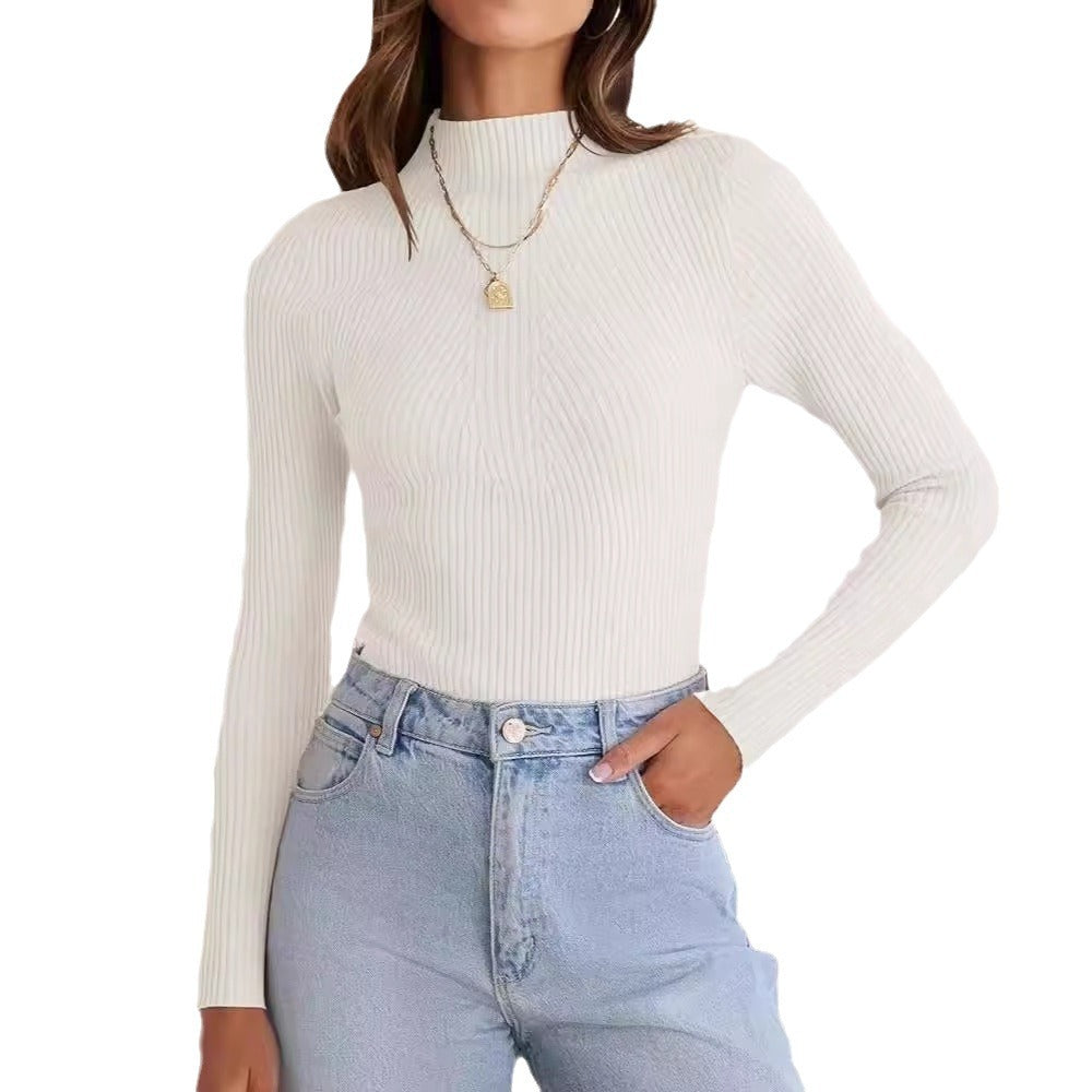 Fashionable Knitted Bottoming Shirt