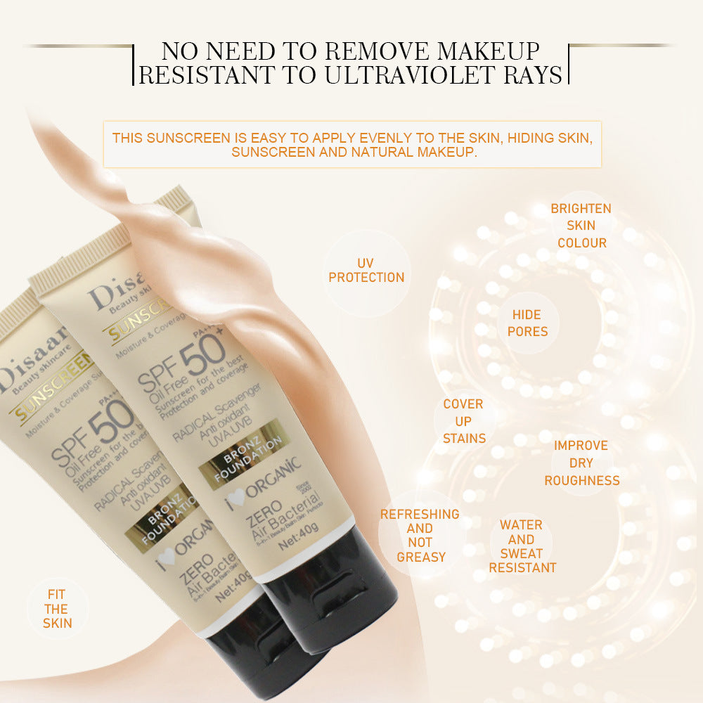 Waterproof, Sweatproof And Anti-tan Hydrating Sunscreen