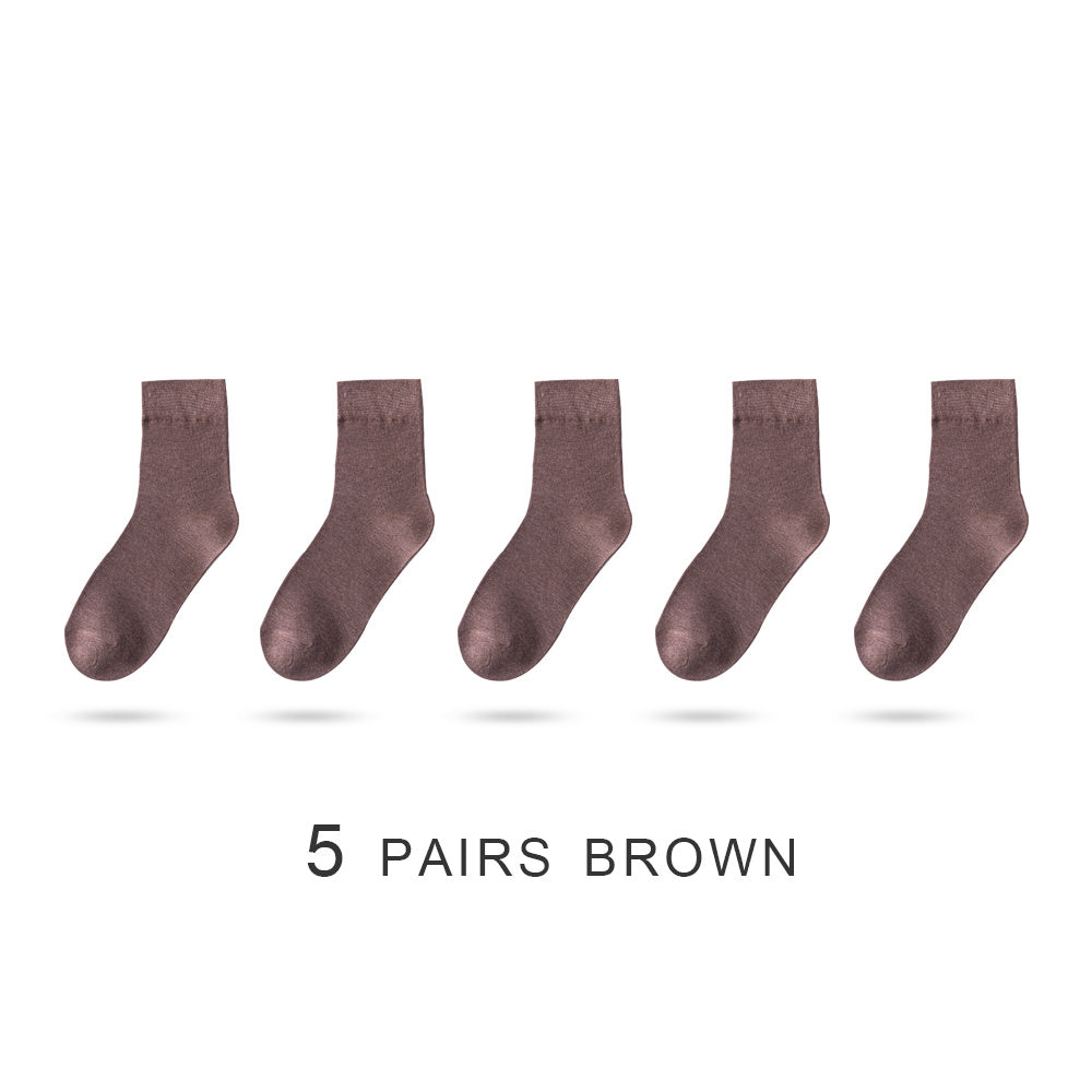 White Ladies Summer Thin Deodorant Sweat-absorbent Black Stockings