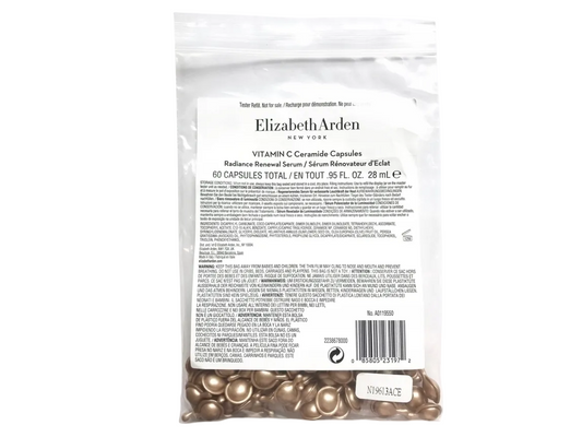 Elizabeth Arden, Ceramide, Vitamin C, Illuminating, Serum Capsules, For Face, 60 pcs, 28 ml *Tester