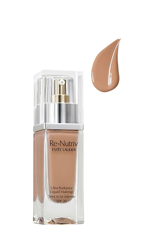 Estee Lauder, Re-Nutriv - Ultra Radiance Makeup, Non-Acnegenic, Waterproof, Long Wearing, Liquid Foundation, 4C1, Outdoor Beige, SPF 20, 15 ml *Tester