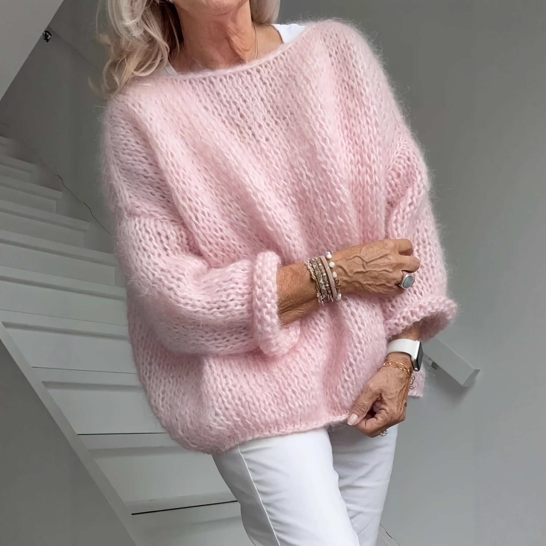 Casual Sweater Women's Knitted Blouse