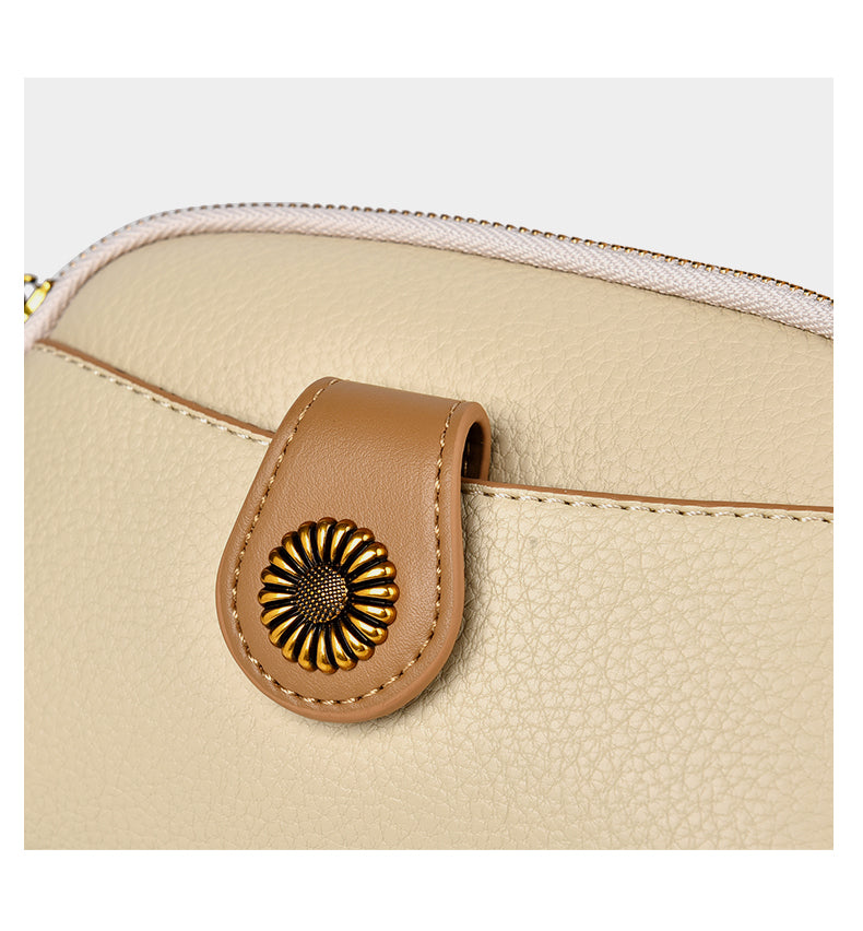 Comfy Soft Leather Women's Bag - Spring Summer New Flip Zipper Fashion Versatile Crossbody Bag For Girls