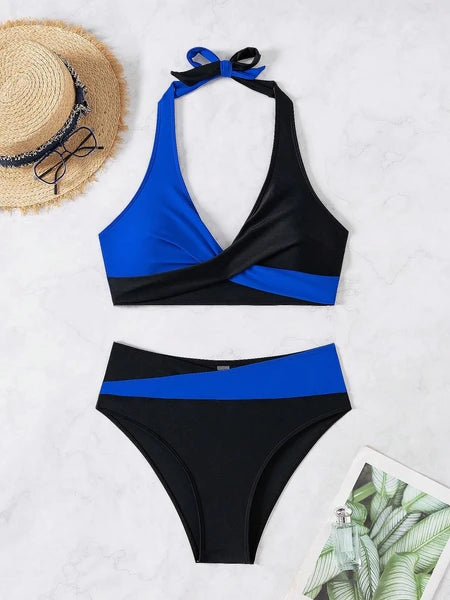 Women's Two-piece Multi Color Quick Drying Fashionable Bikini Swimsuit