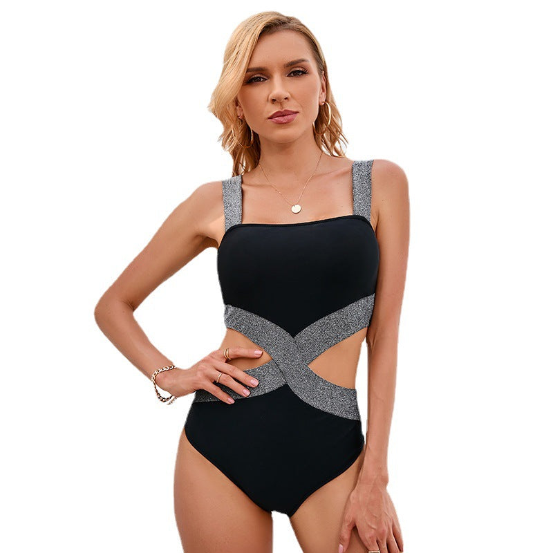 Womens Stylish Sexy Cutout One-piece Swimsuit