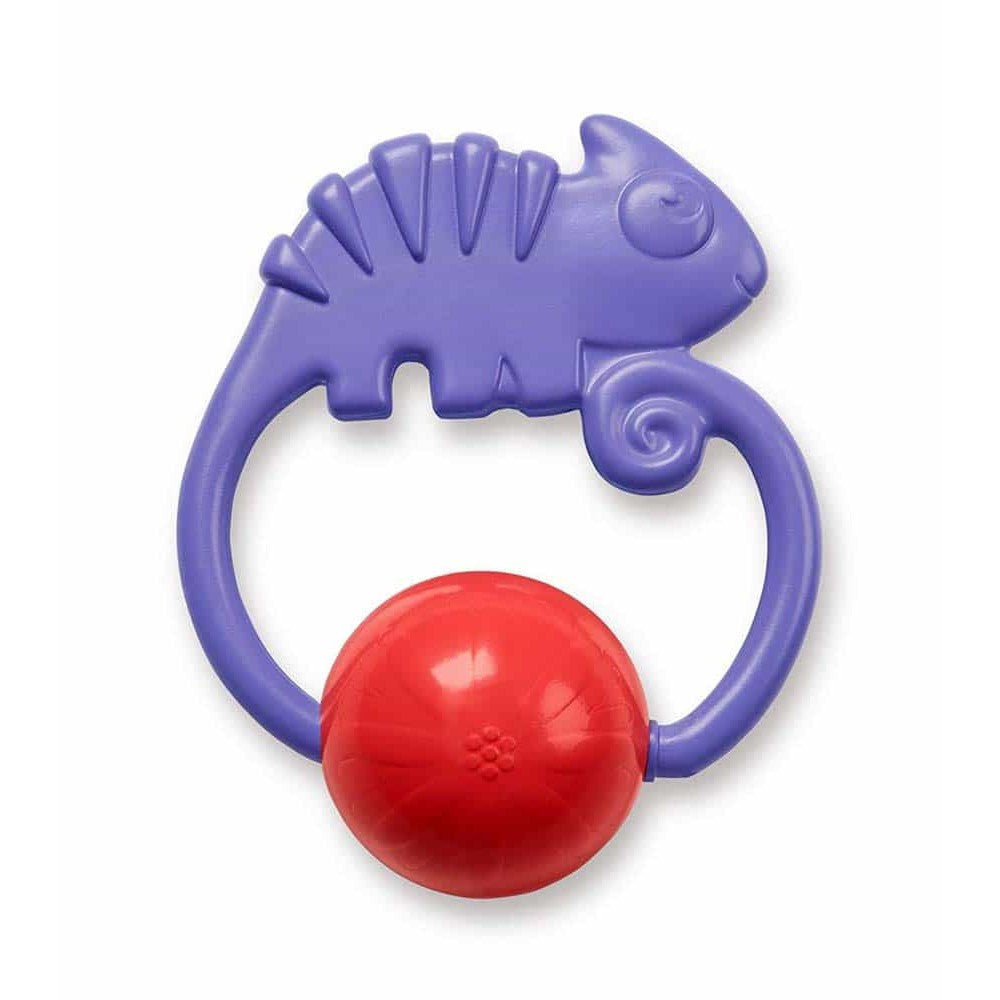 Fisher Price, Chameleon, Rattles With Teething Toy 2-In-1 , Unisex, 3+ months