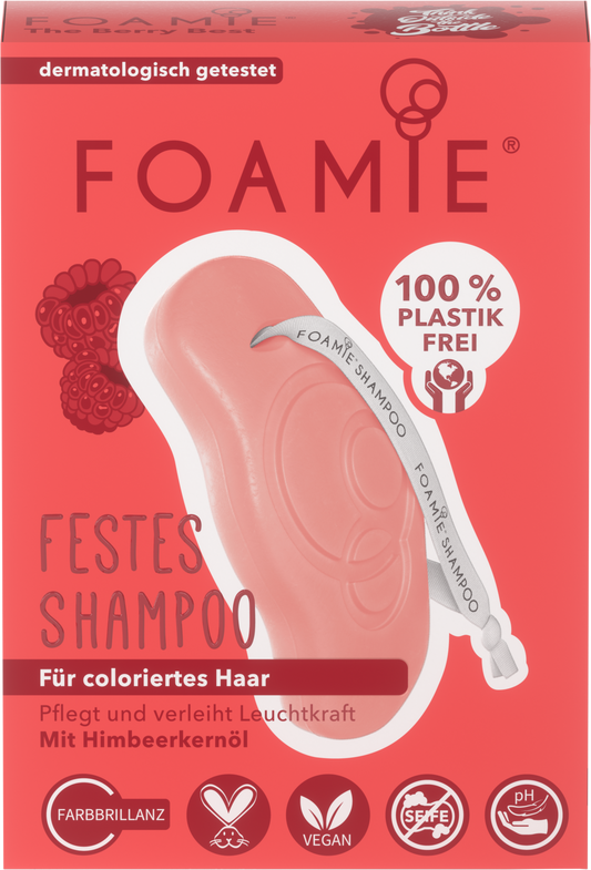 Foamie, The Berry Best, Hair Shampoo Bar, For Colour Protection, 80 g