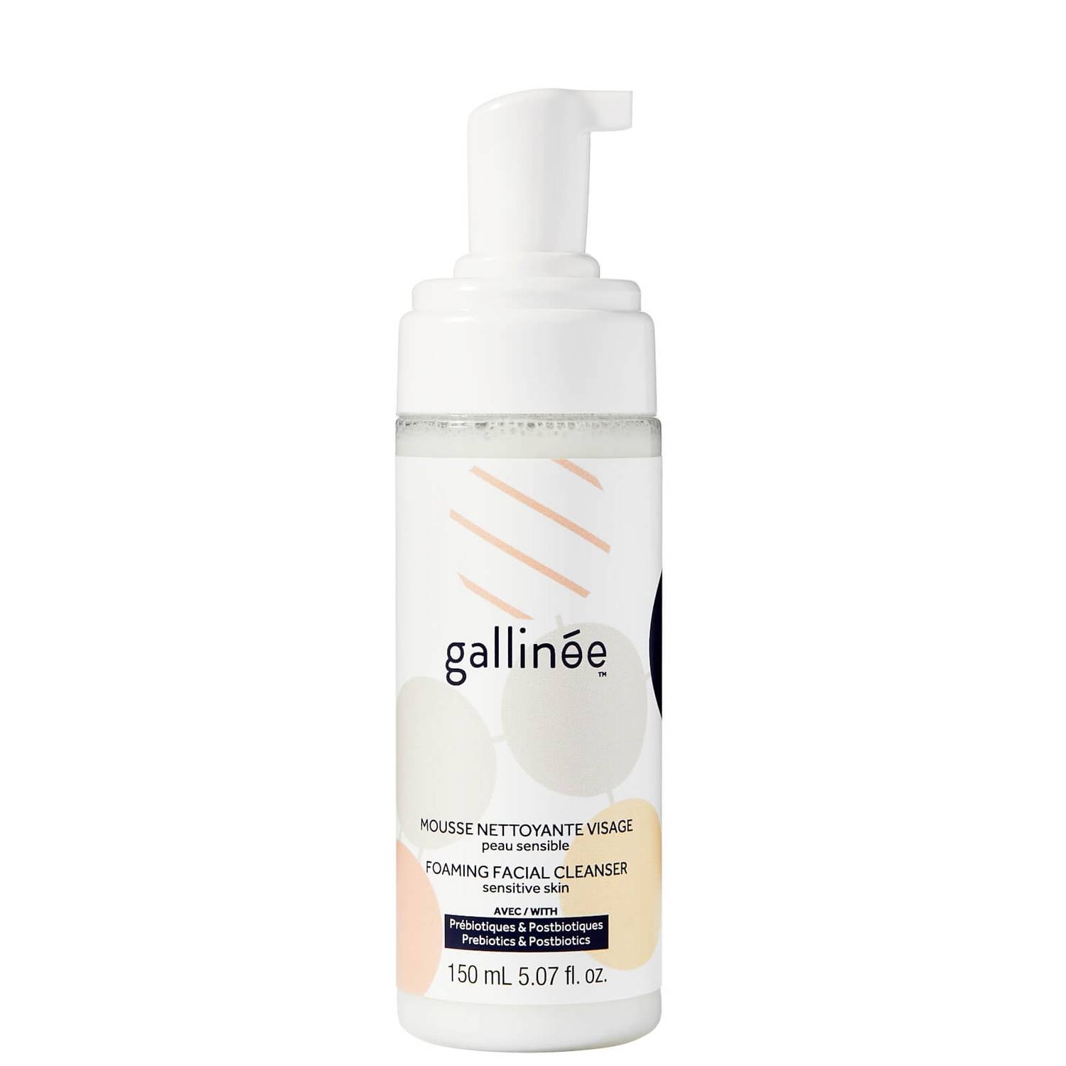 Gallinee, Microbiome Skincare, Prebiotics & Postbiotics, Purifying, Cleansing Foam, 150 ml *Tester
