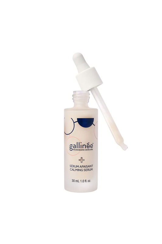 Gallinee, Microbiome Skincare, Prebiotics & Probiotics & Postbiotics, Calming, Daily, Serum, For Face, 30 ml