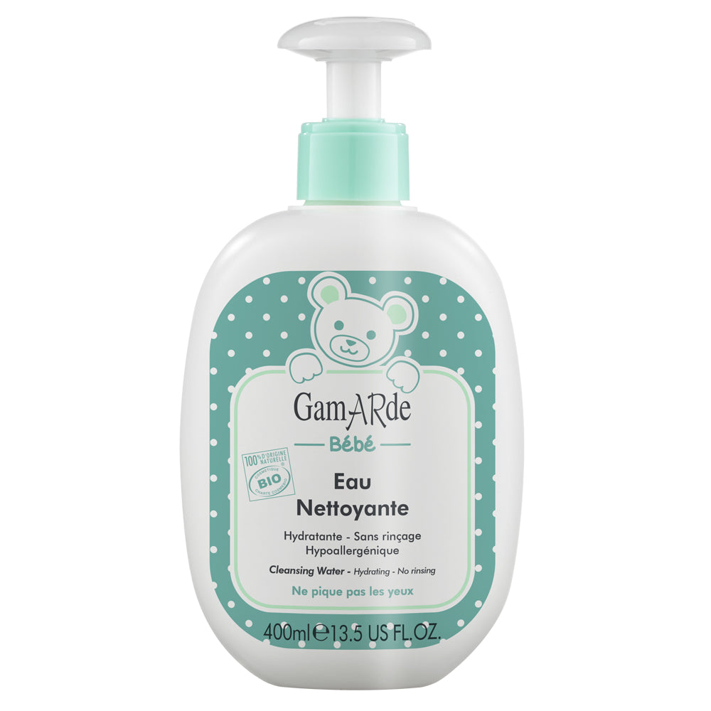Gamarde, Baby, Cleansing and Hydrating, Fragrance Water, For Face, Body & Diaper Area, 400 ml