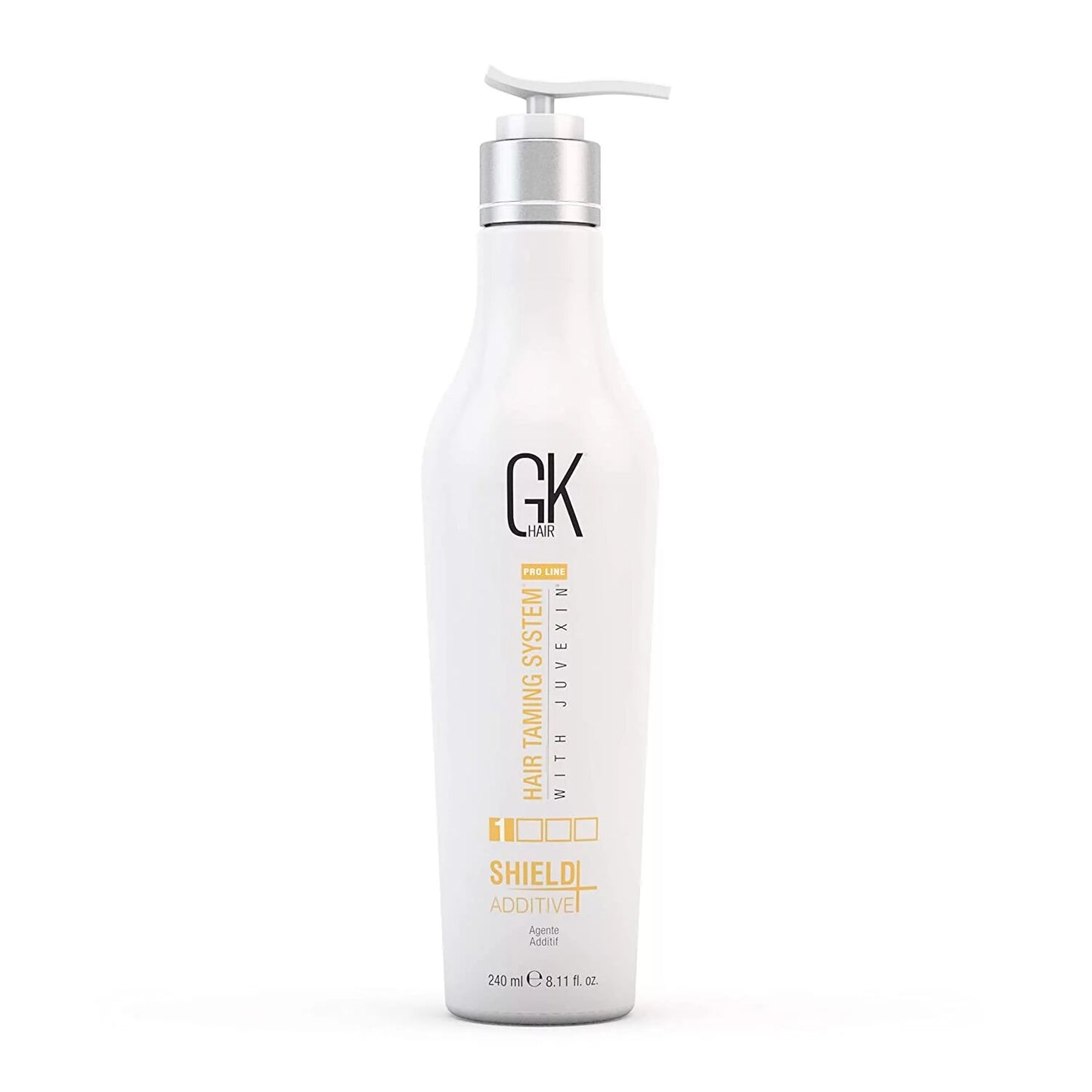 Global Keratin, Shield Additive, Hair Shampoo & Conditioner 2-In-1, Repairing & Strengthening, 240 ml