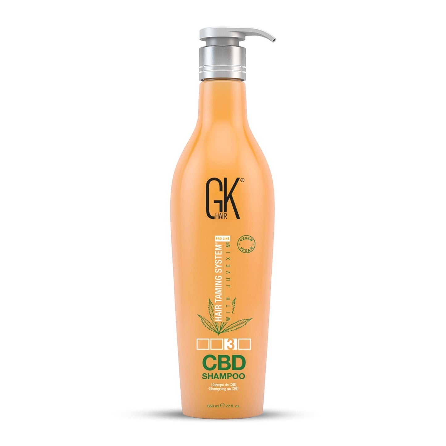 Global Keratin, CBD Vegan, Hair Shampoo, For Repairing, 650 ml