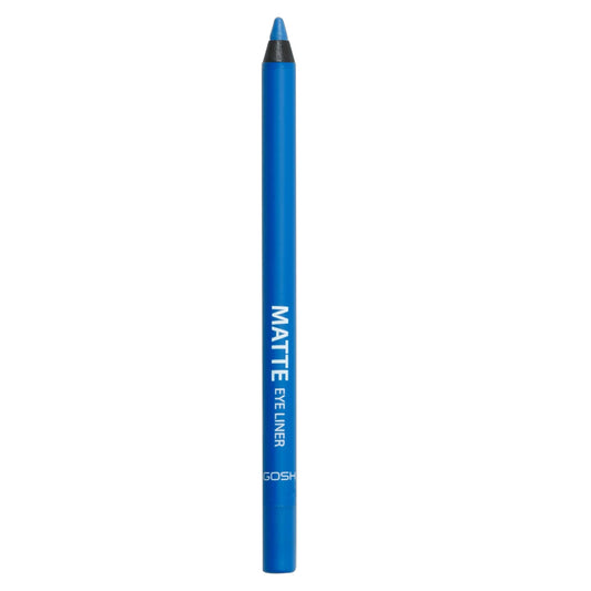 Gosh, Matte Eye Liner, Eyeliner, Matte, Liquid Eyeliner, Crazy Blue, 1.2 g