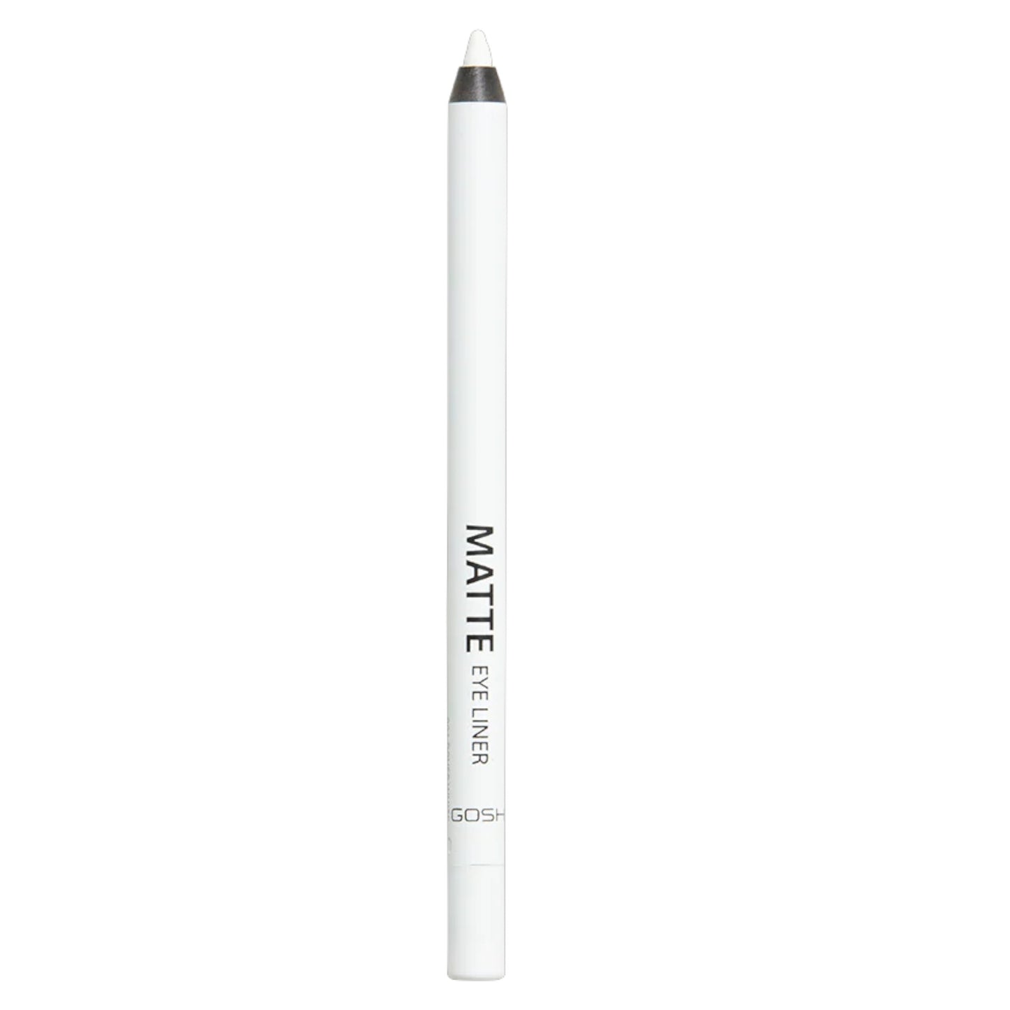 Gosh, Matte Eye Liner, Vegan, Eyeliner Pencil, Matte, Liquid Eyeliner, 001, Dover White, 1.2 g