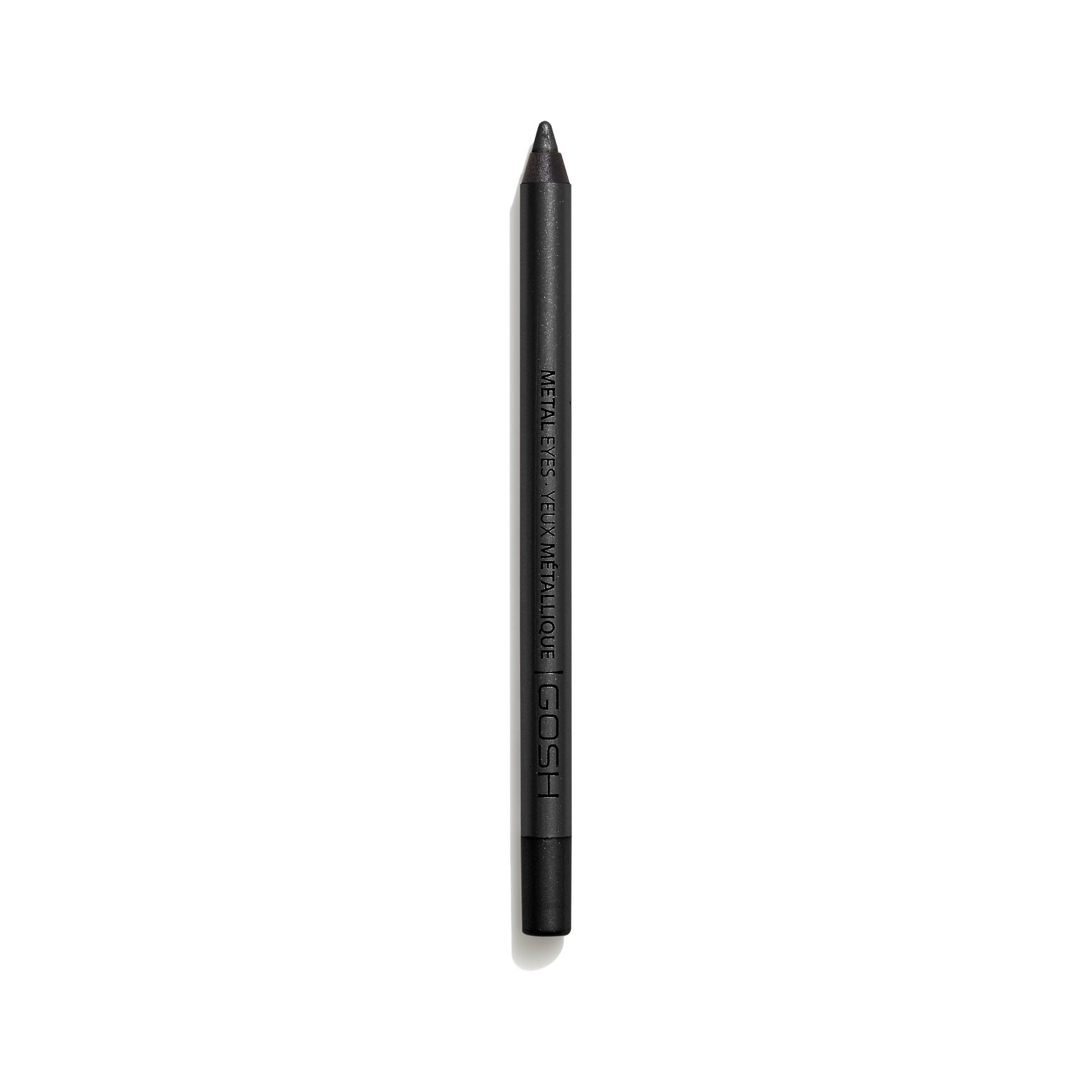 Gosh, Metal Eyes, Gel Pencil Eyeliner, 001, Hematite, 1.2 g
