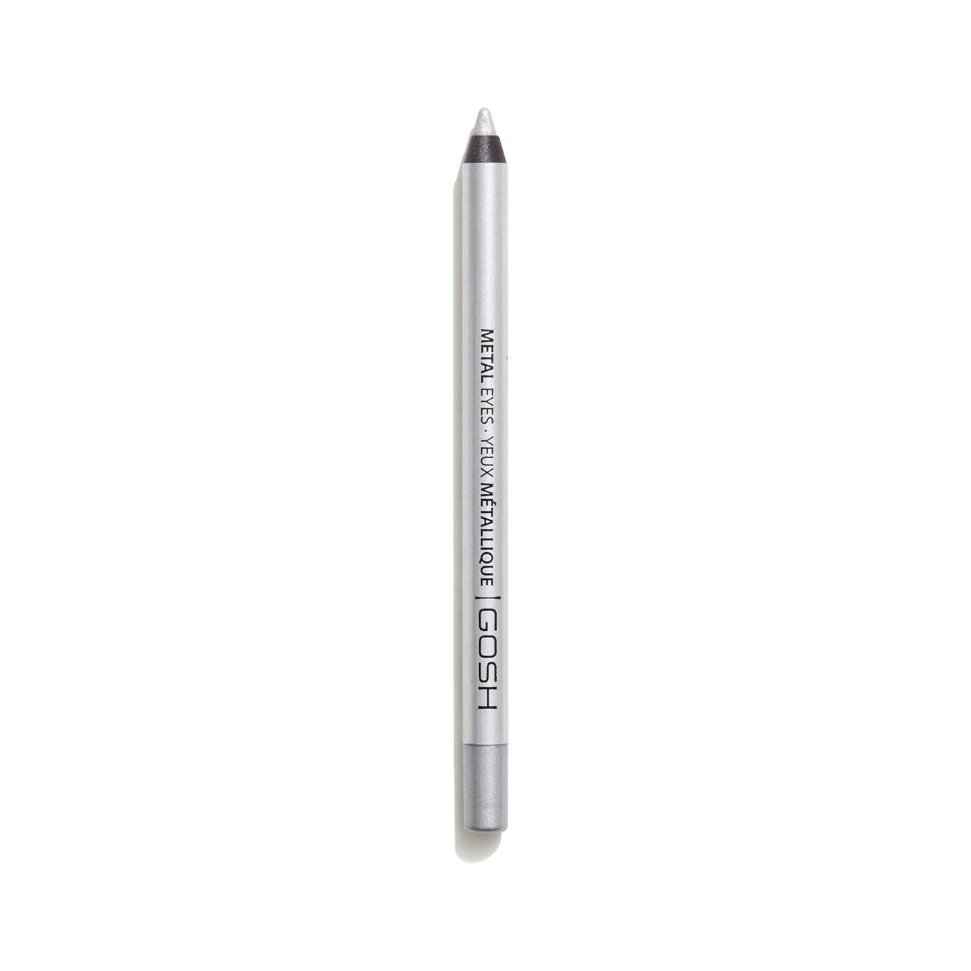 Gosh, Metal Eyes, Gel Pencil Eyeliner, 004, Silverstone, 1.2 g