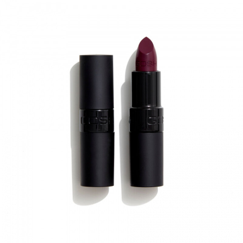 Gosh, Velvet Touch, Matte, Cream Lipstick, 008, Matt Plum, 4 g *Tester
