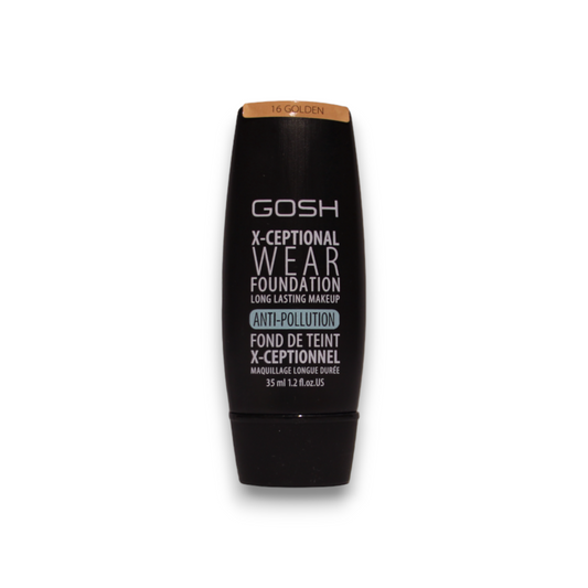 Gosh, X-Ceptional Wear, Vitamin E, Long Lasting, Cream Foundation, 16, Golden, 30 ml