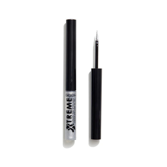 Gosh, Xtreme, Waterproof, Liquid Eyeliner, 004, Silver, 1.7 ml *Tester
