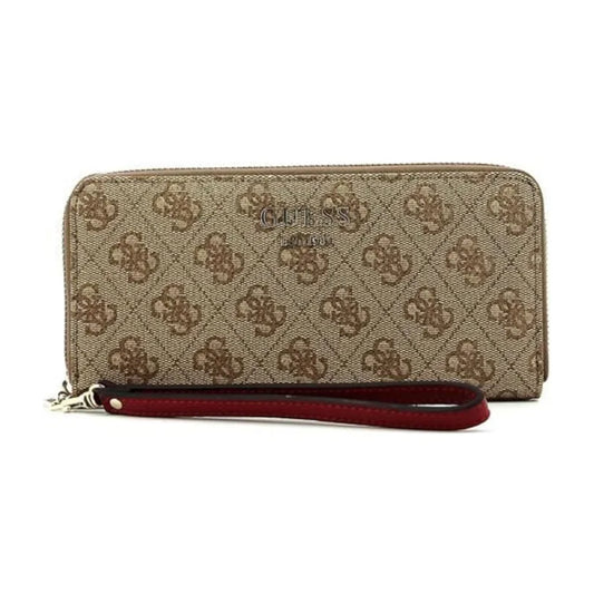 Guess, Amara, Textile Wallet, 4G Logo, SWSG6995460, Black, For Women