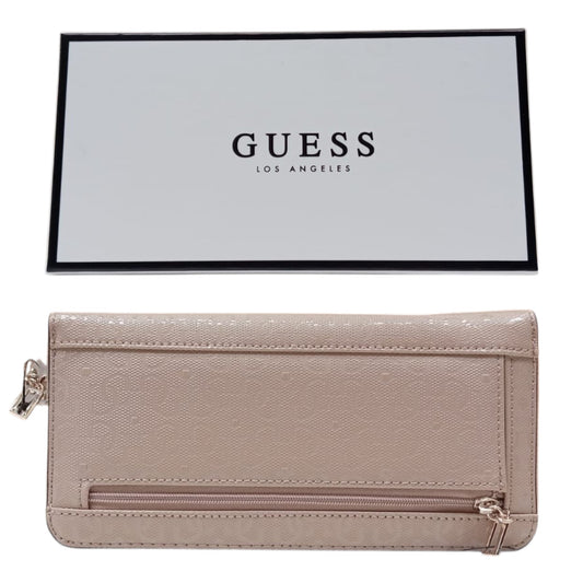 Guess, Blane, Textile Wallet, SLG Large Zip, SWGG81 26460, Mushroom, For Women